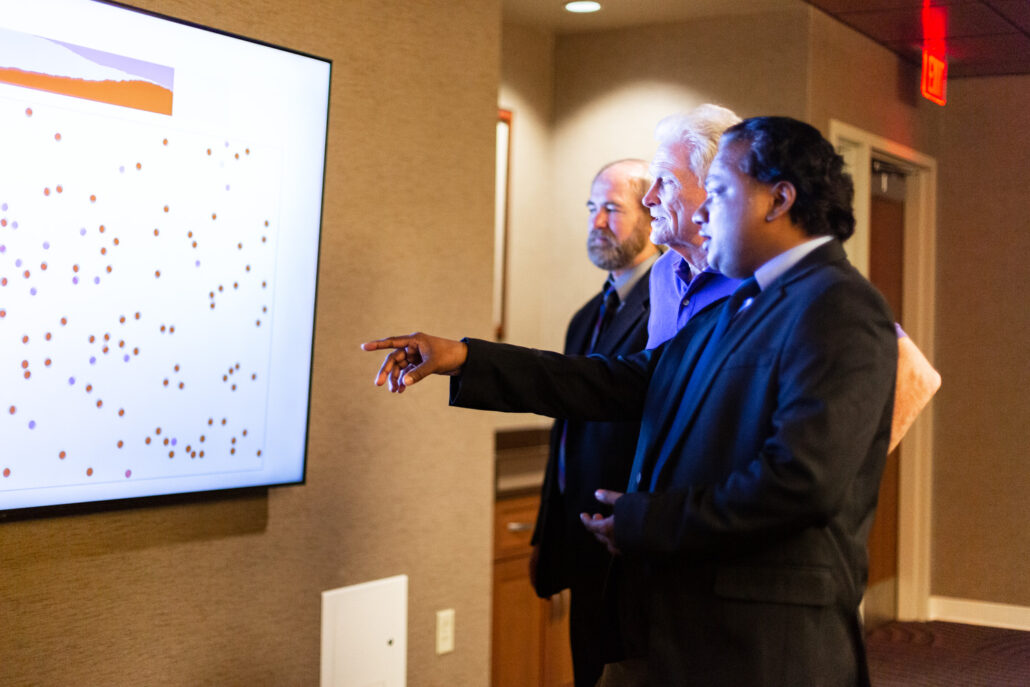 EDA team reviews data