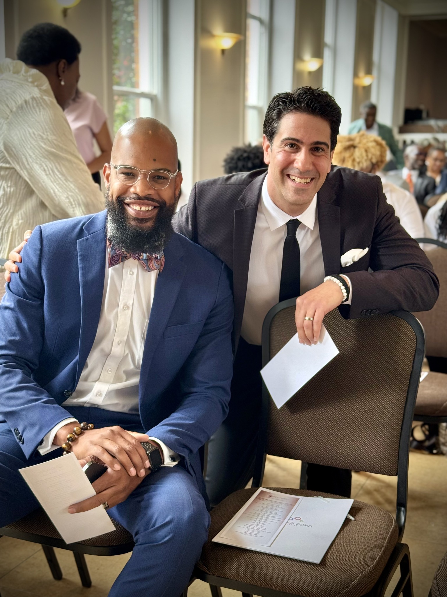 Rev. Hall and Dr. Steinas