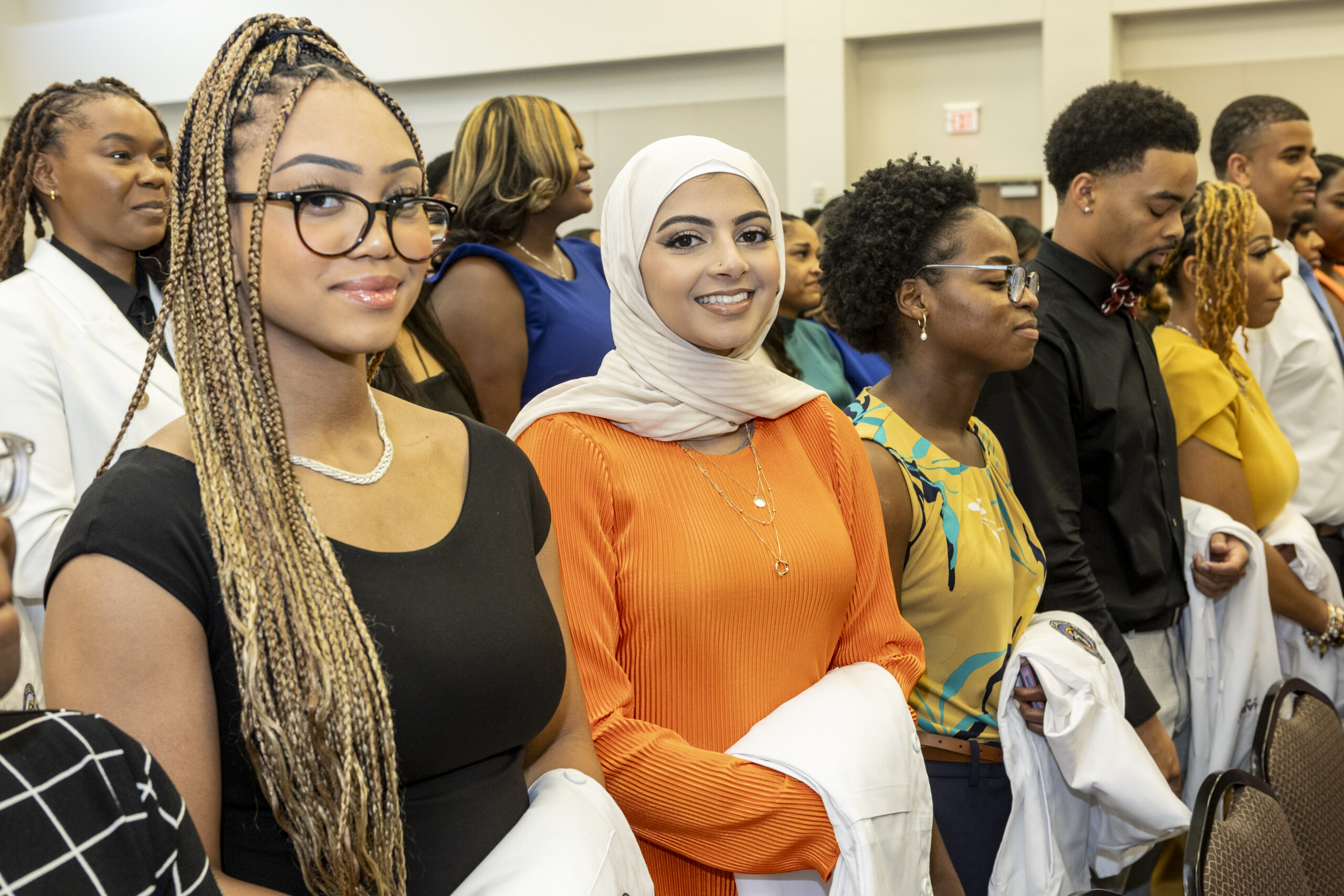 Students during whitecoat ceremony