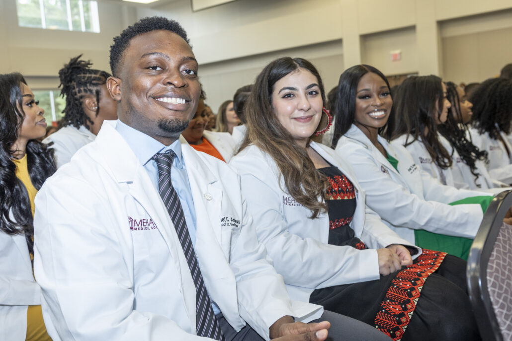 Meharry students during White Coat