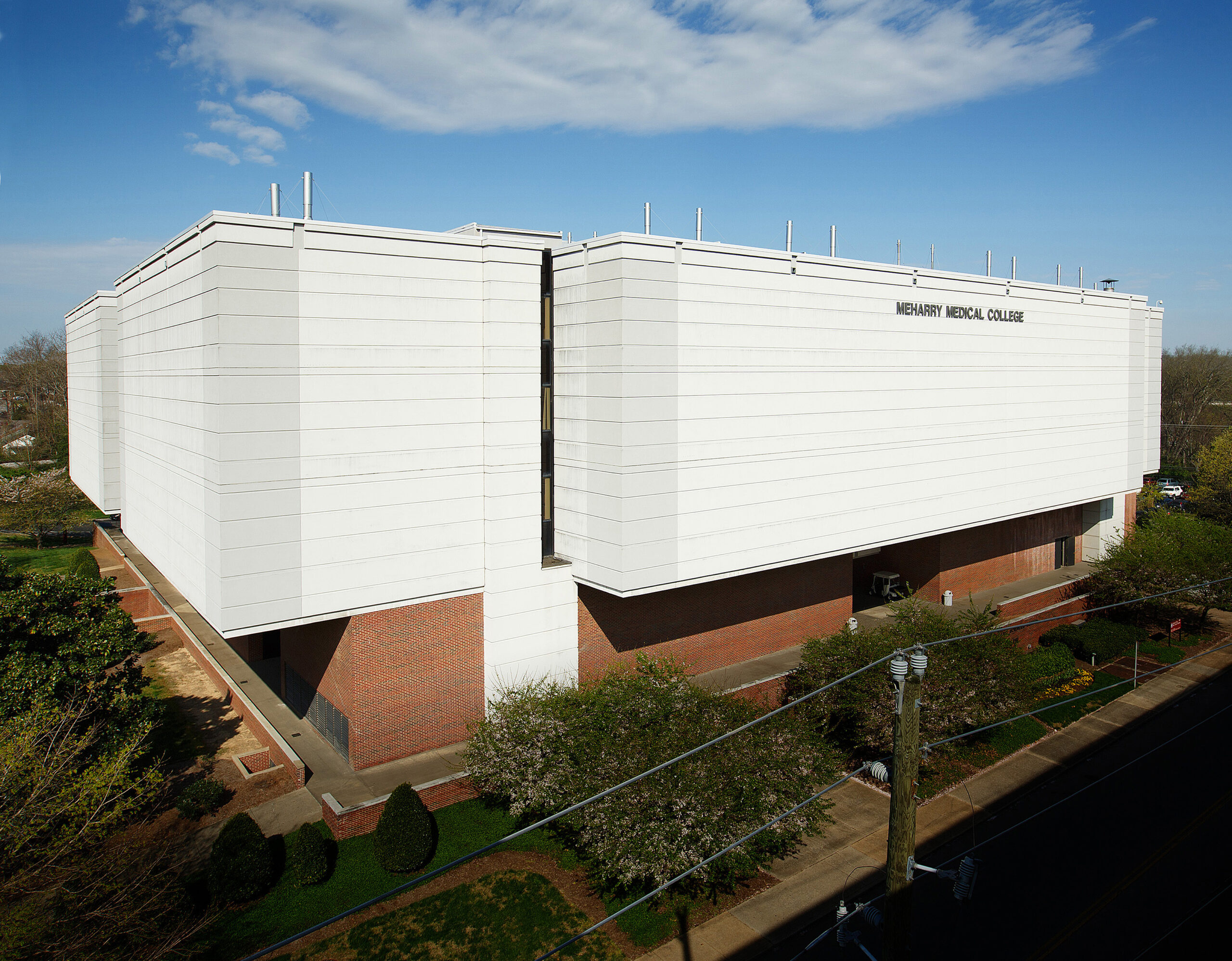 Harold D. West Basic Sciences Center aerial view