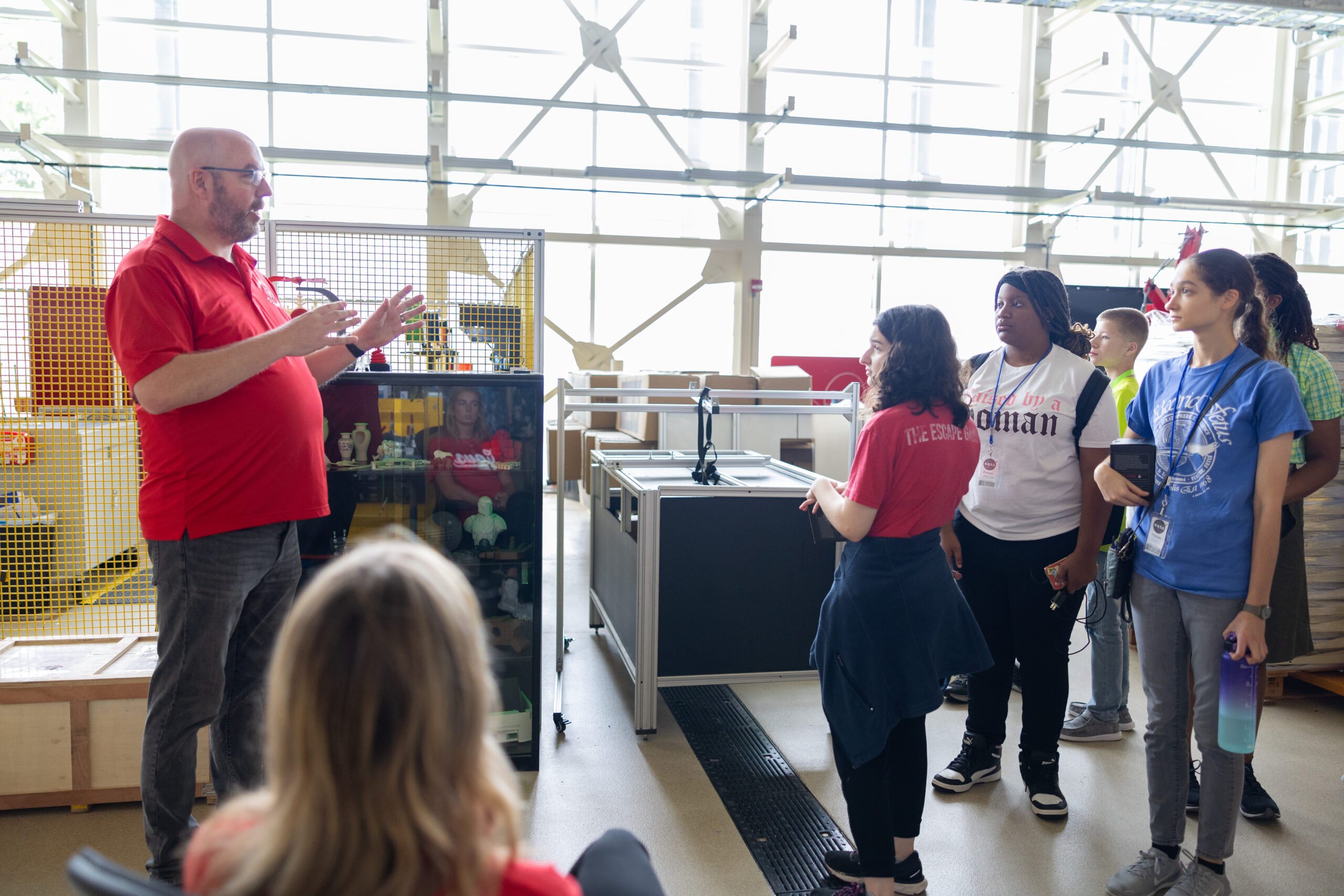 CIDS 2023 students visiting APSU GIS Center.