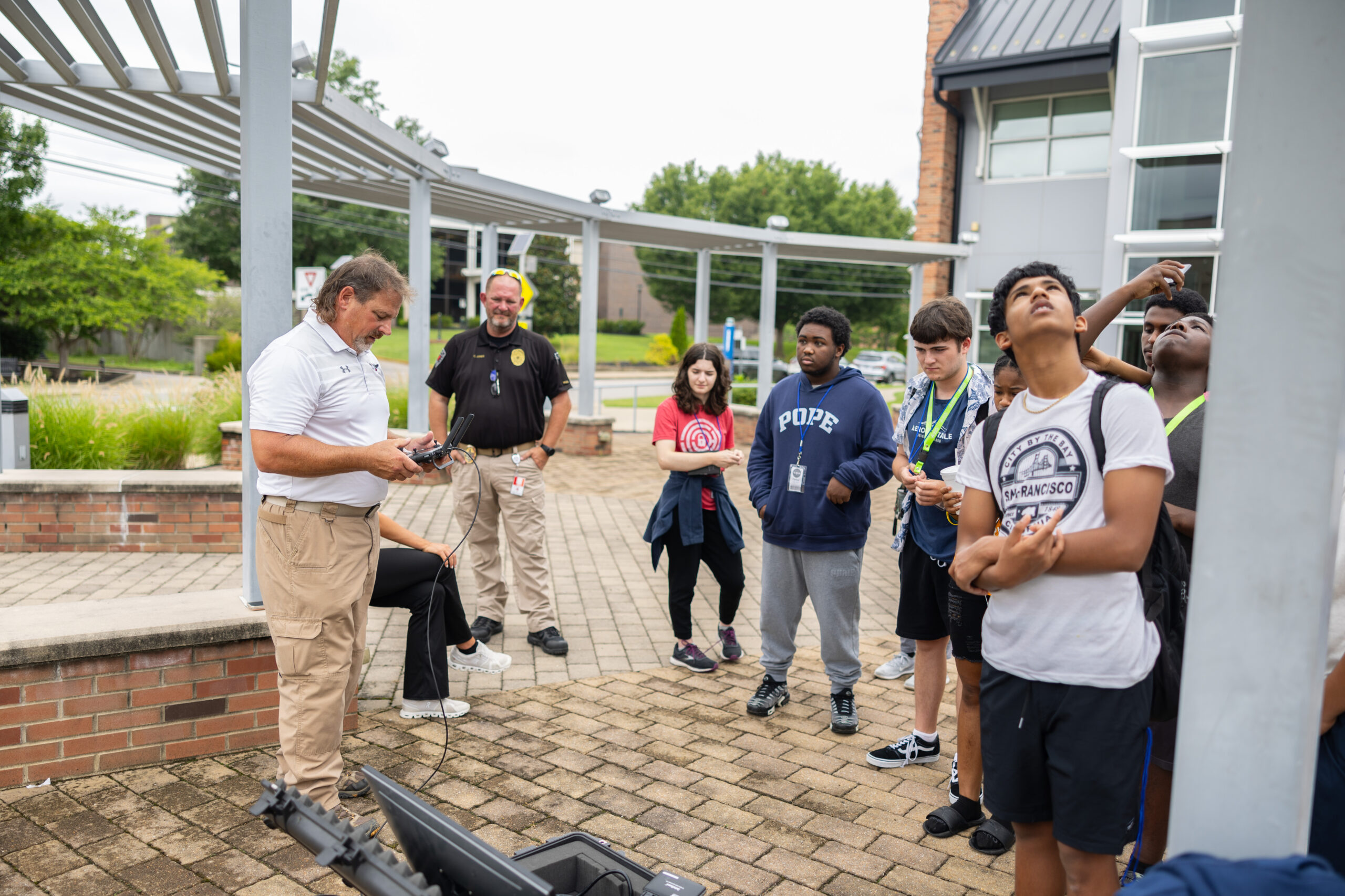 CIDS 2023 students visiting APSU GIS Center.
