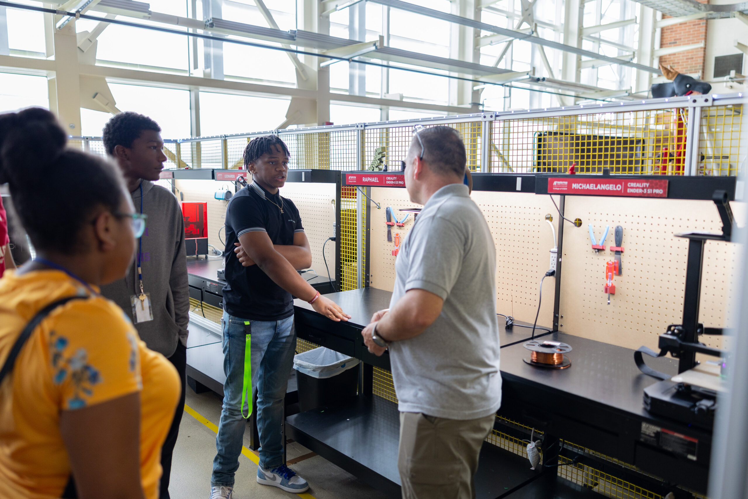 CIDS 2023 students visiting APSU GIS Center.