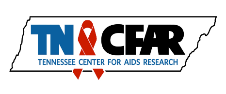 The image is a logo for the Tennessee Center for AIDS Research.