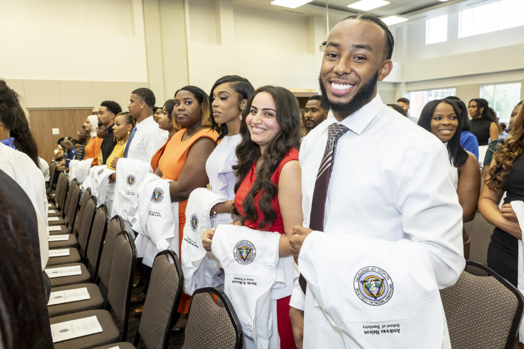 School of Dentistry students during White Coat Ceremony