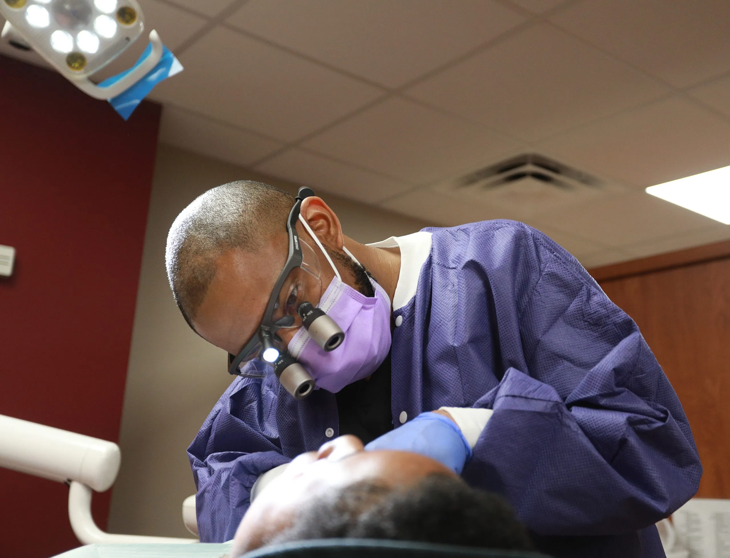 Student during Oral Healthcare Day