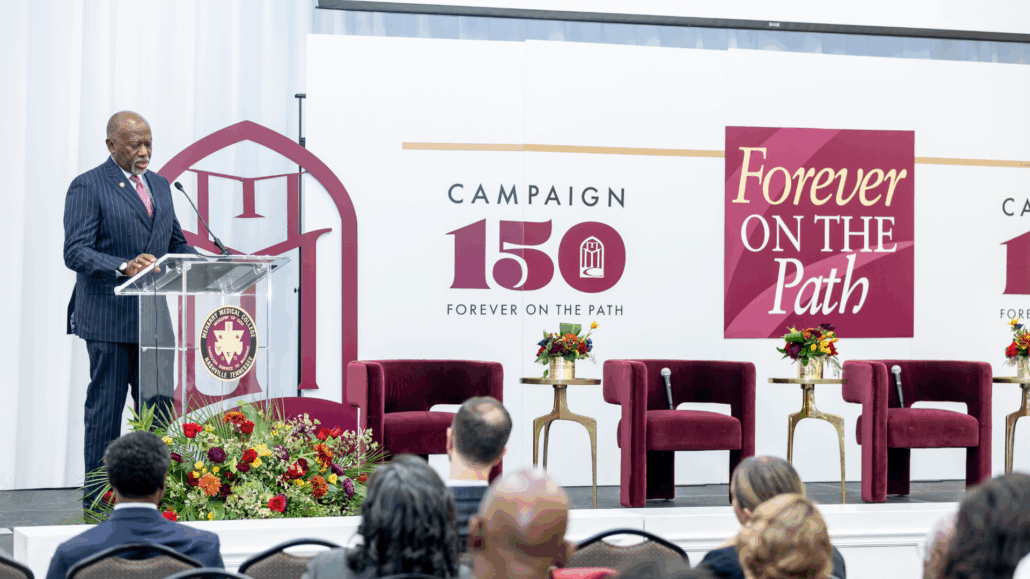 President Hildreth, Campaign 150 Launch
