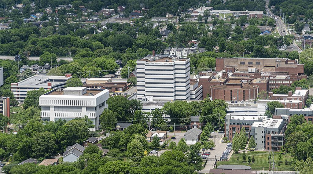 Aerial view of Meharry's campus