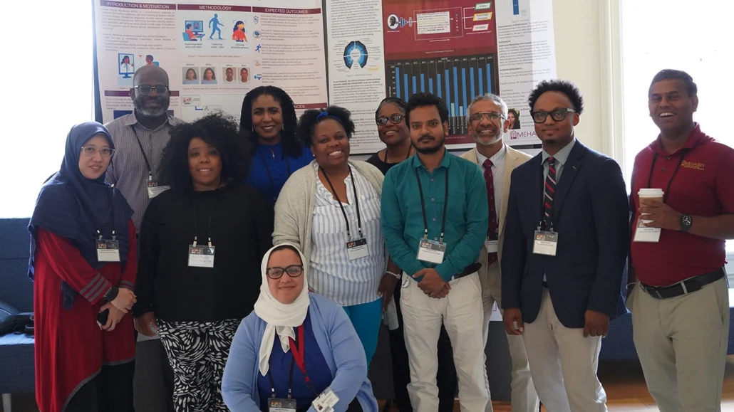 SACS students and faculty at MS-CC internship event