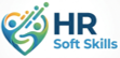 an abstract image of a heart formed by two people, with the words HR, soft skills