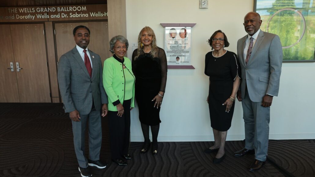 Wells Ballroom plaque unveiling